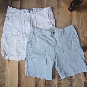 2 Pair Men's Shorts Lucky Brand Heritage Report Collection Size 38